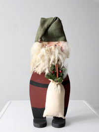 vintage folk art Santa