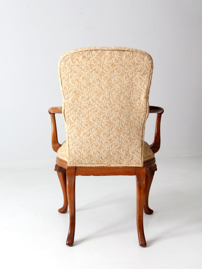 antique Queen Anne arm chair