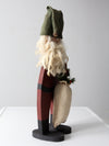 vintage folk art Santa