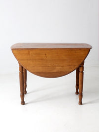 antique drop leaf wood table