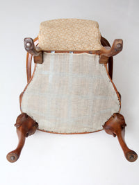 antique Queen Anne arm chair