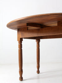 antique drop leaf wood table