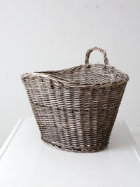 antique wicker basket