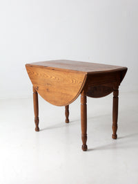 antique drop leaf wood table