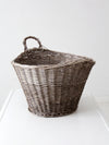 antique wicker basket