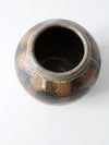 vintage studio pottery vase