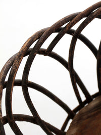 antique Adirondack twig plant stand