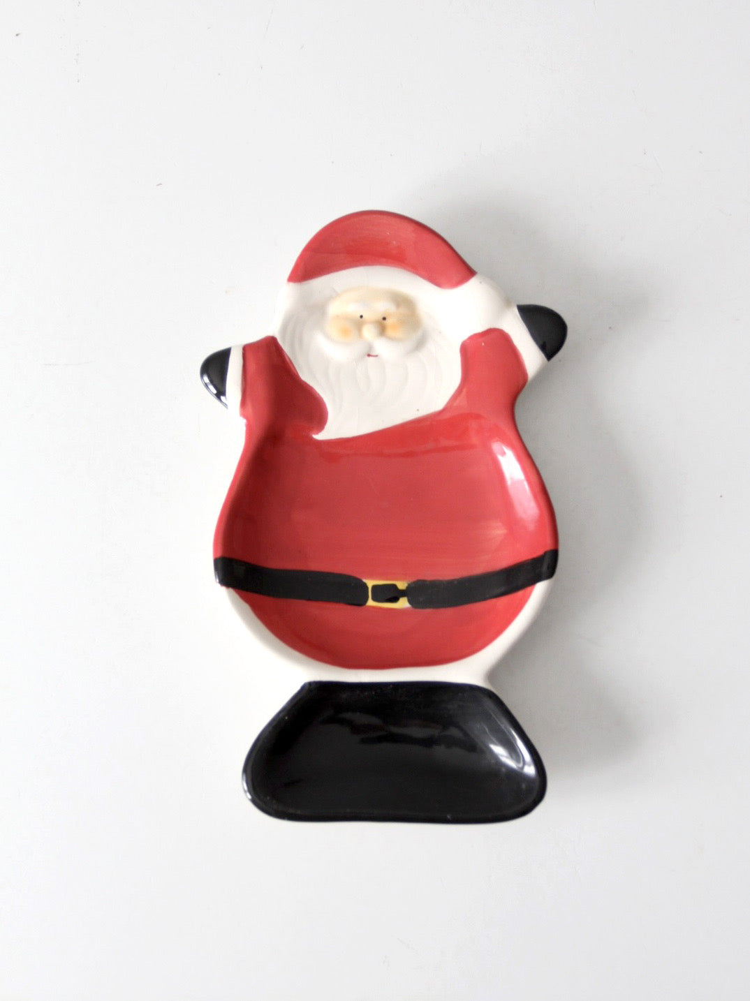 vintage Santa ceramic tray