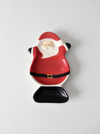 vintage Santa ceramic tray