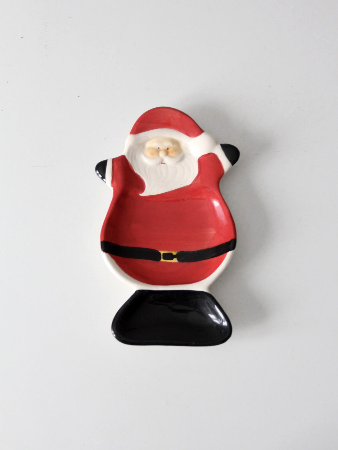 vintage Santa ceramic tray