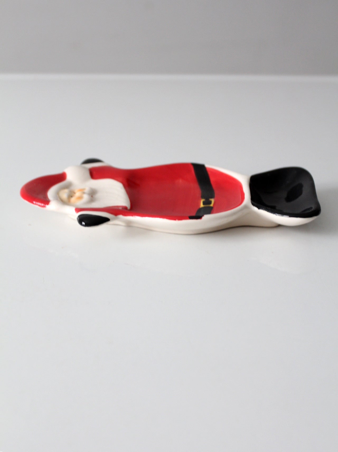vintage Santa ceramic tray