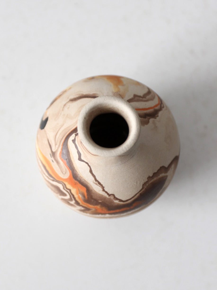NEMADJI POTTERY ネマジ アメリカヴィンテージ陶器 壺　花瓶 Vintage Nemadji Pottery Vase: Handcrafted Southwest Decor - Etsy