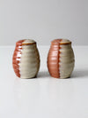 vintage studio pottery salt and pepper shakers