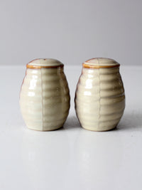 vintage studio pottery salt and pepper shakers