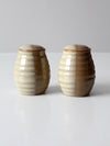 vintage studio pottery salt and pepper shakers