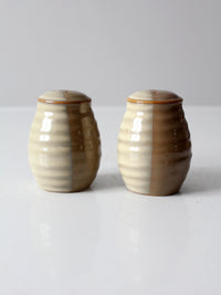 vintage studio pottery salt and pepper shakers