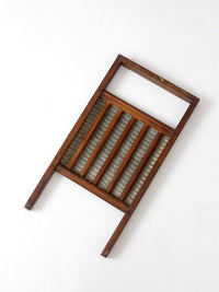 antique double sided washboard