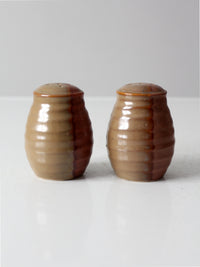 vintage studio pottery salt and pepper shakers