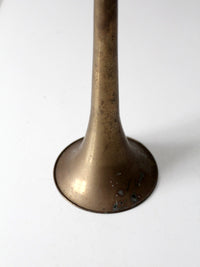 vintage brass hunting horn