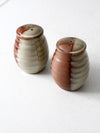 vintage studio pottery salt and pepper shakers