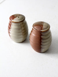 vintage studio pottery salt and pepper shakers