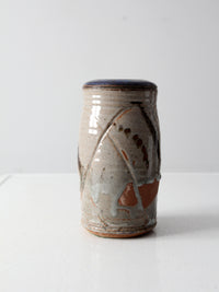 vintage studio pottery vase