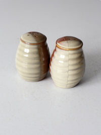 vintage studio pottery salt and pepper shakers