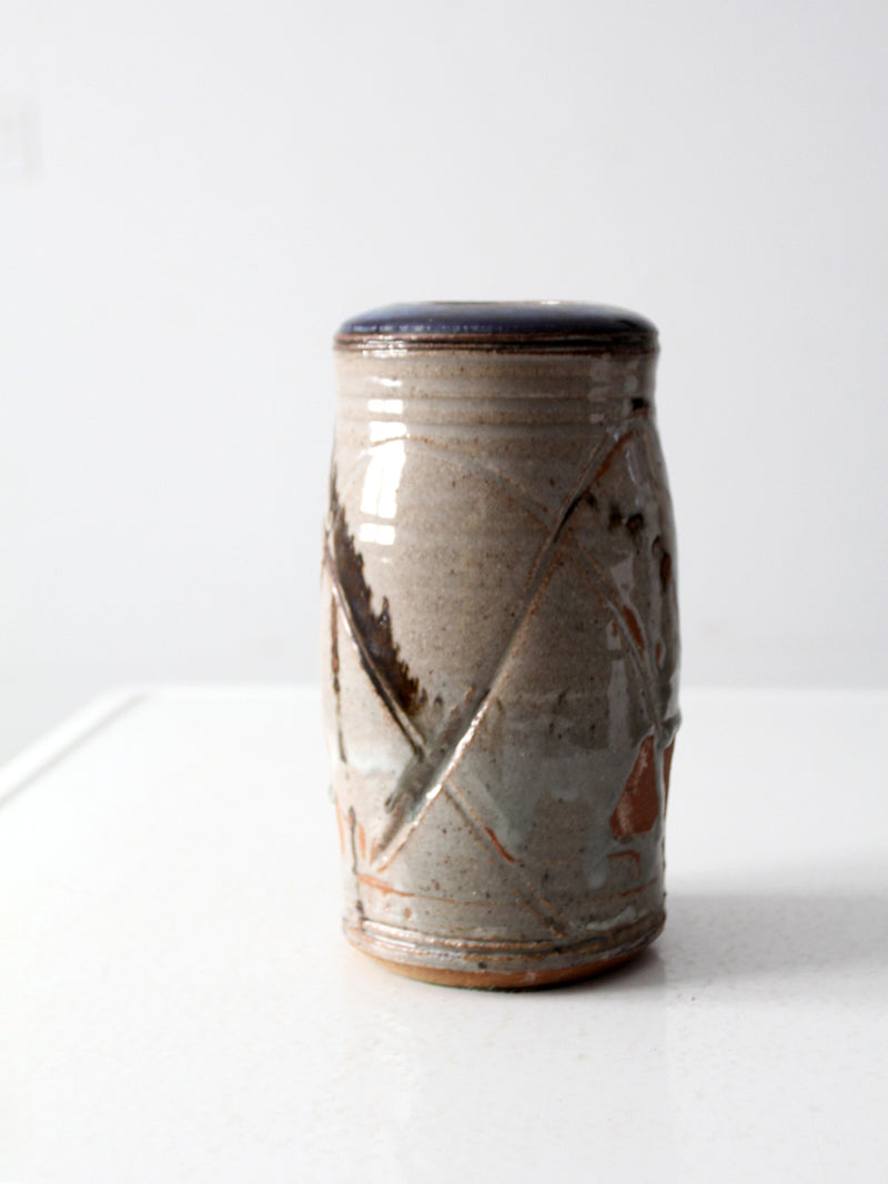 vintage studio pottery vase