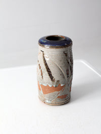 vintage studio pottery vase