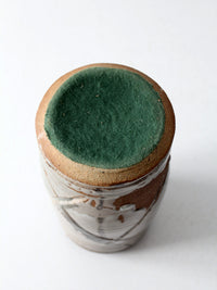 vintage studio pottery vase