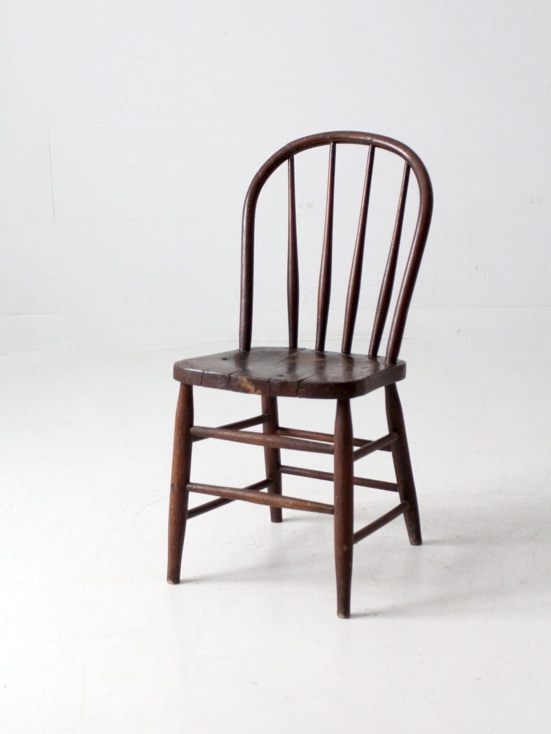 antique rustic farmhouse chair