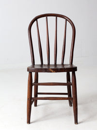 antique rustic farmhouse chair