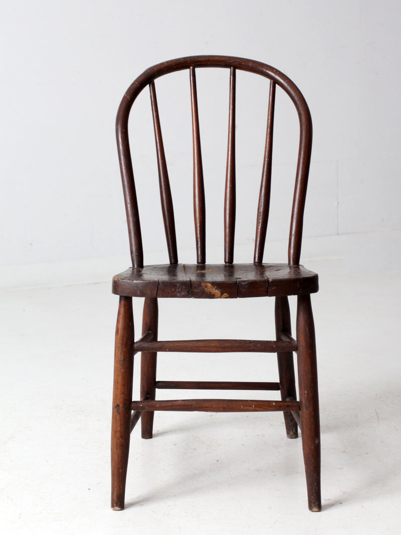 antique rustic farmhouse chair