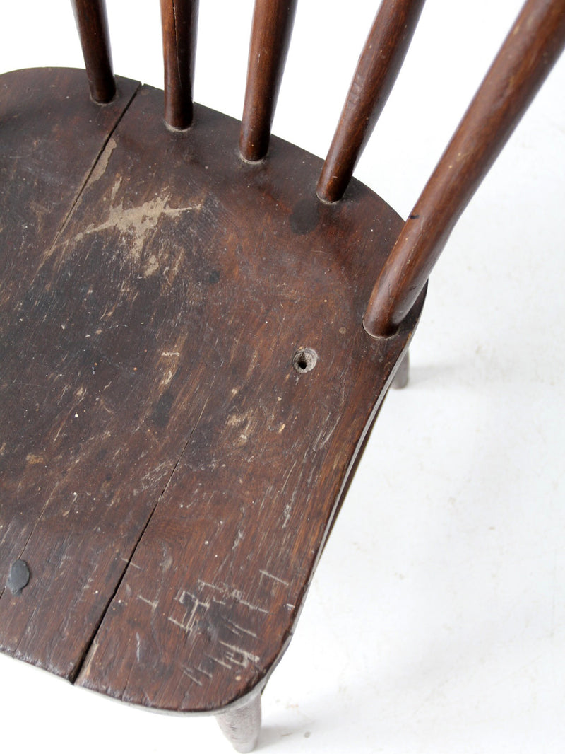 antique rustic farmhouse chair