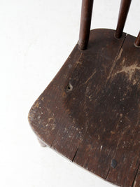 antique rustic farmhouse chair