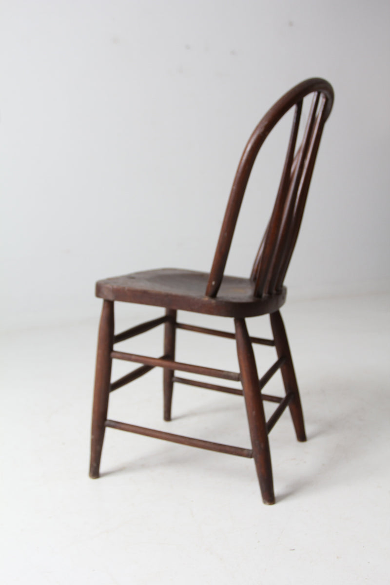 antique rustic farmhouse chair