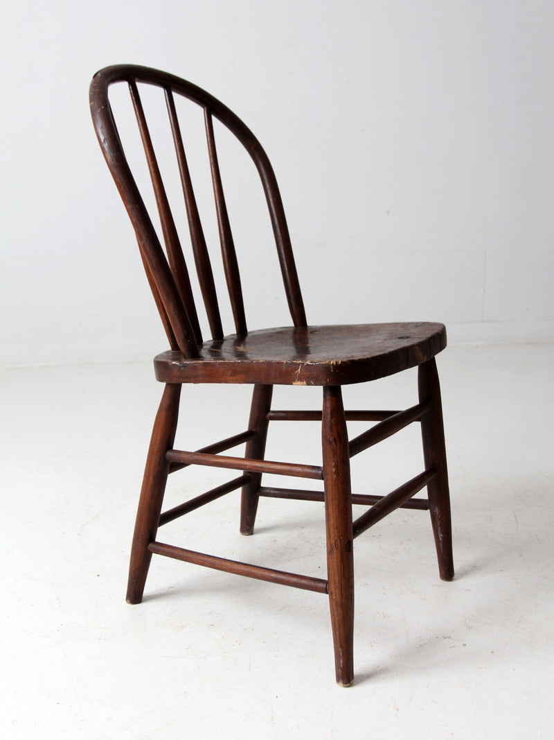 antique rustic farmhouse chair