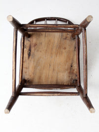 antique rustic farmhouse chair