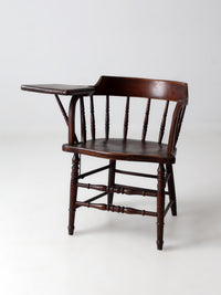 antique Crocker Chair Company Windsor writing arm chair
