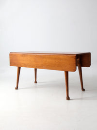 mid-century colonial revival drop leaf dining table by O'Hearn