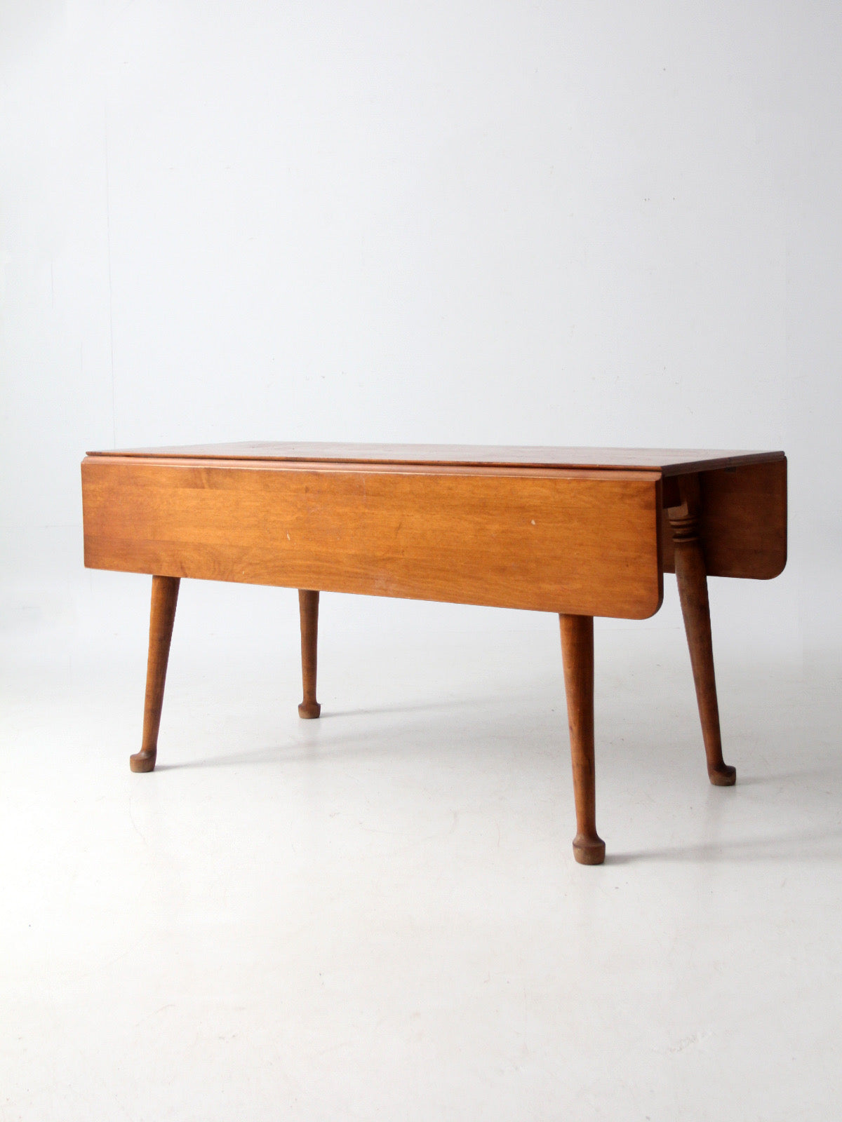 mid-century colonial revival drop leaf dining table by O'Hearn