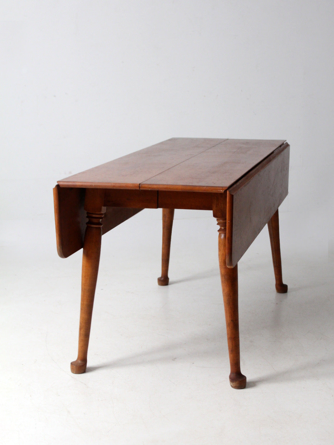 mid-century colonial revival drop leaf dining table by O'Hearn