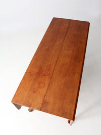 mid-century colonial revival drop leaf dining table by O'Hearn