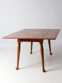 mid-century colonial revival drop leaf dining table by O'Hearn