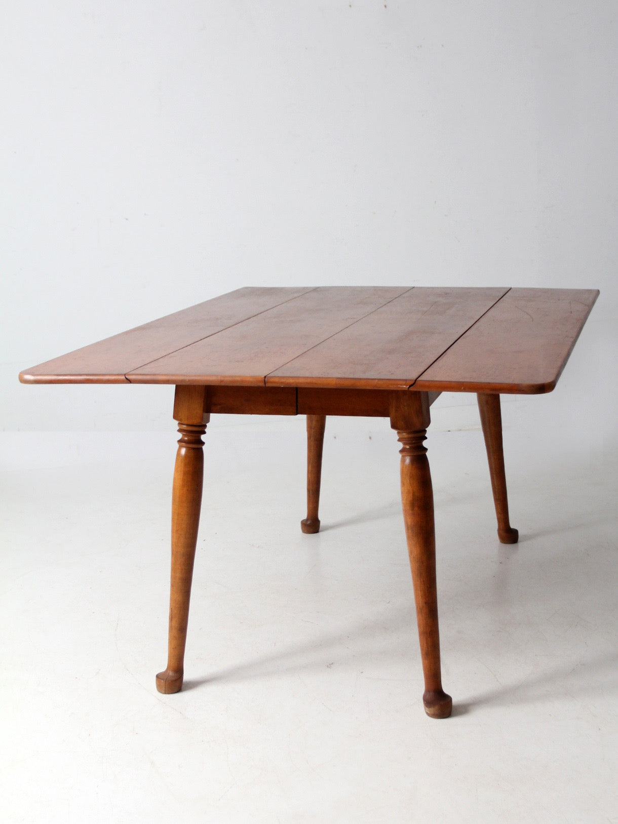 mid-century colonial revival drop leaf dining table by O'Hearn