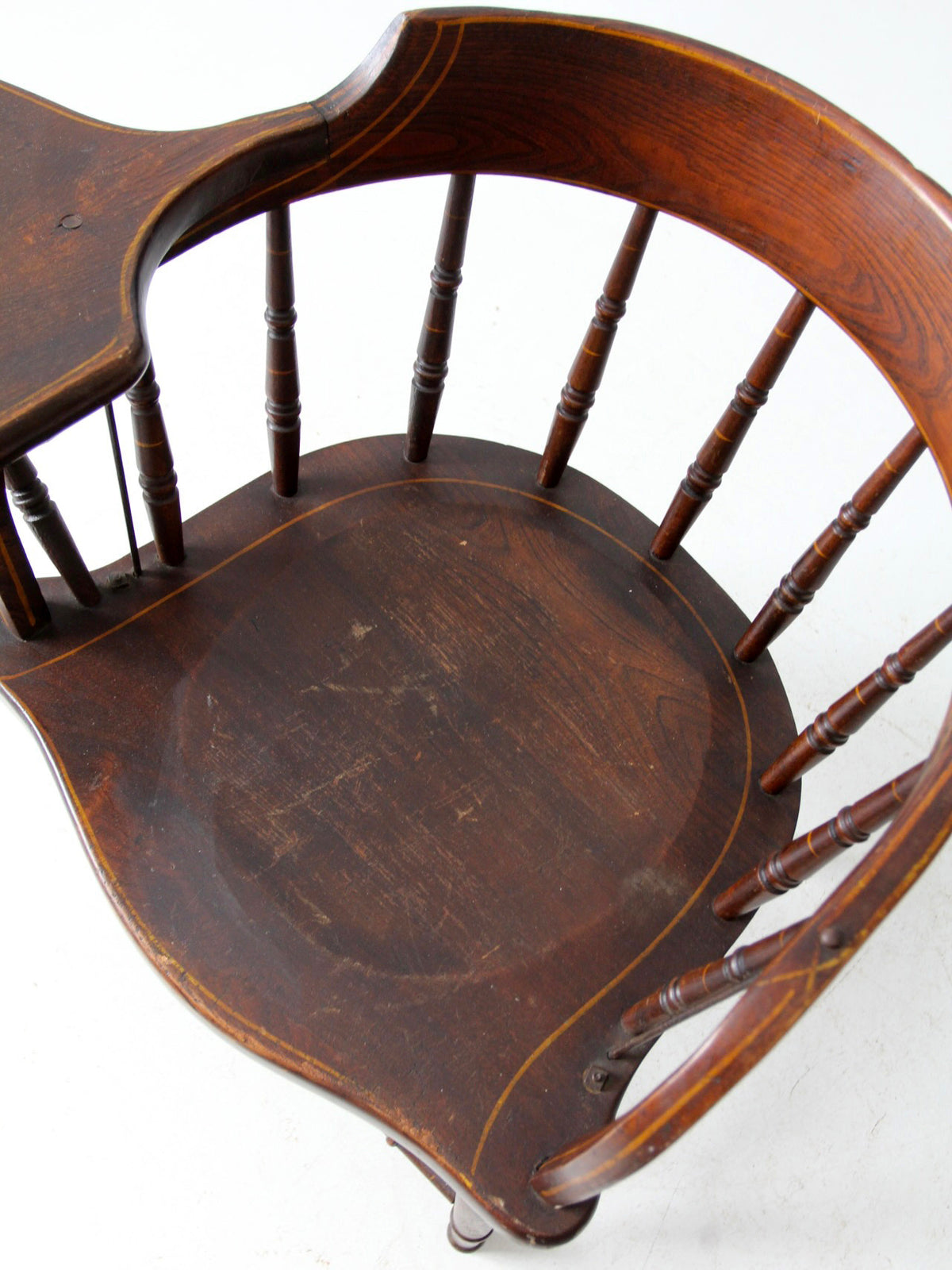 antique Crocker Chair Company Windsor writing arm chair
