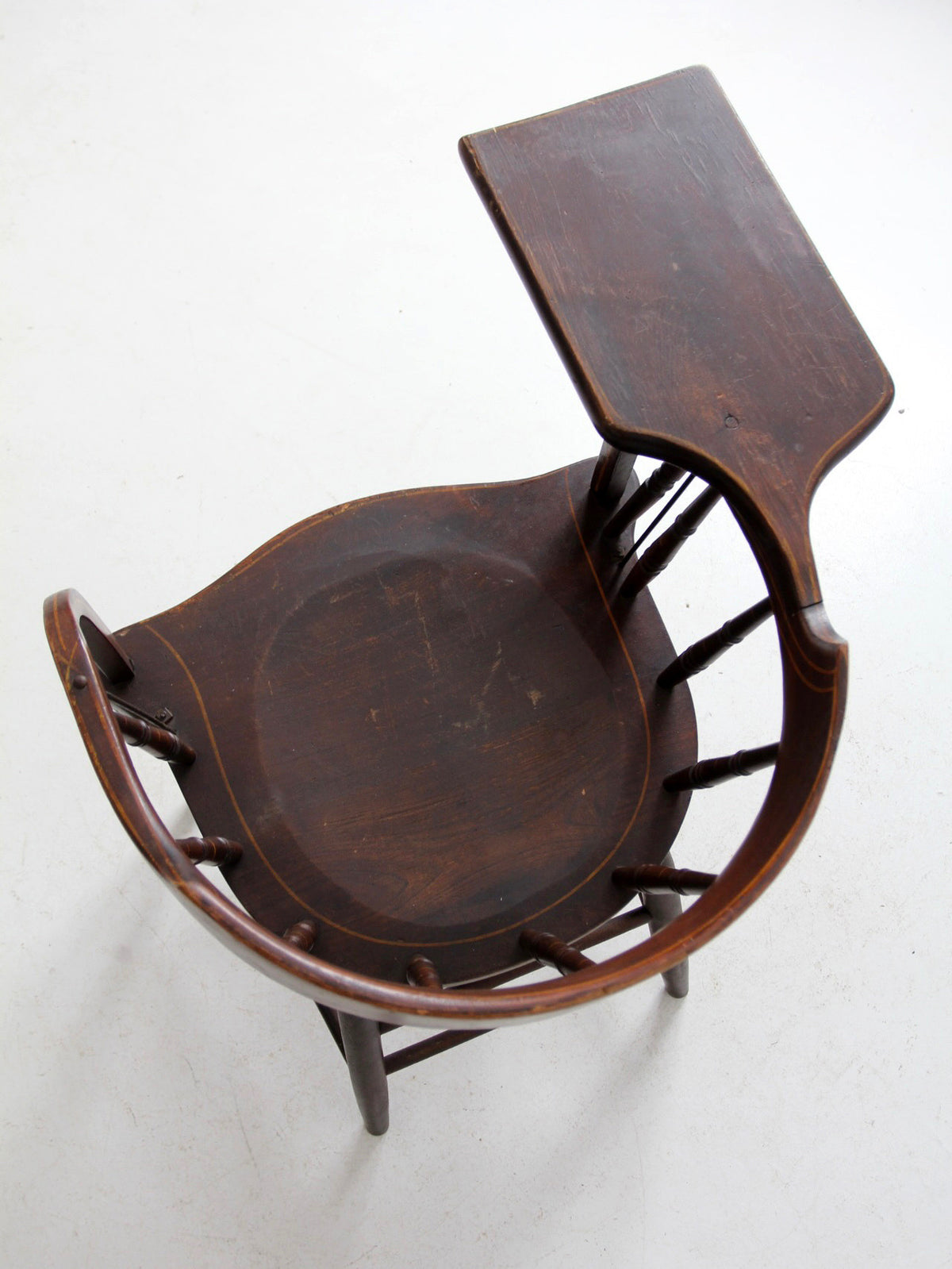 antique Crocker Chair Company Windsor writing arm chair