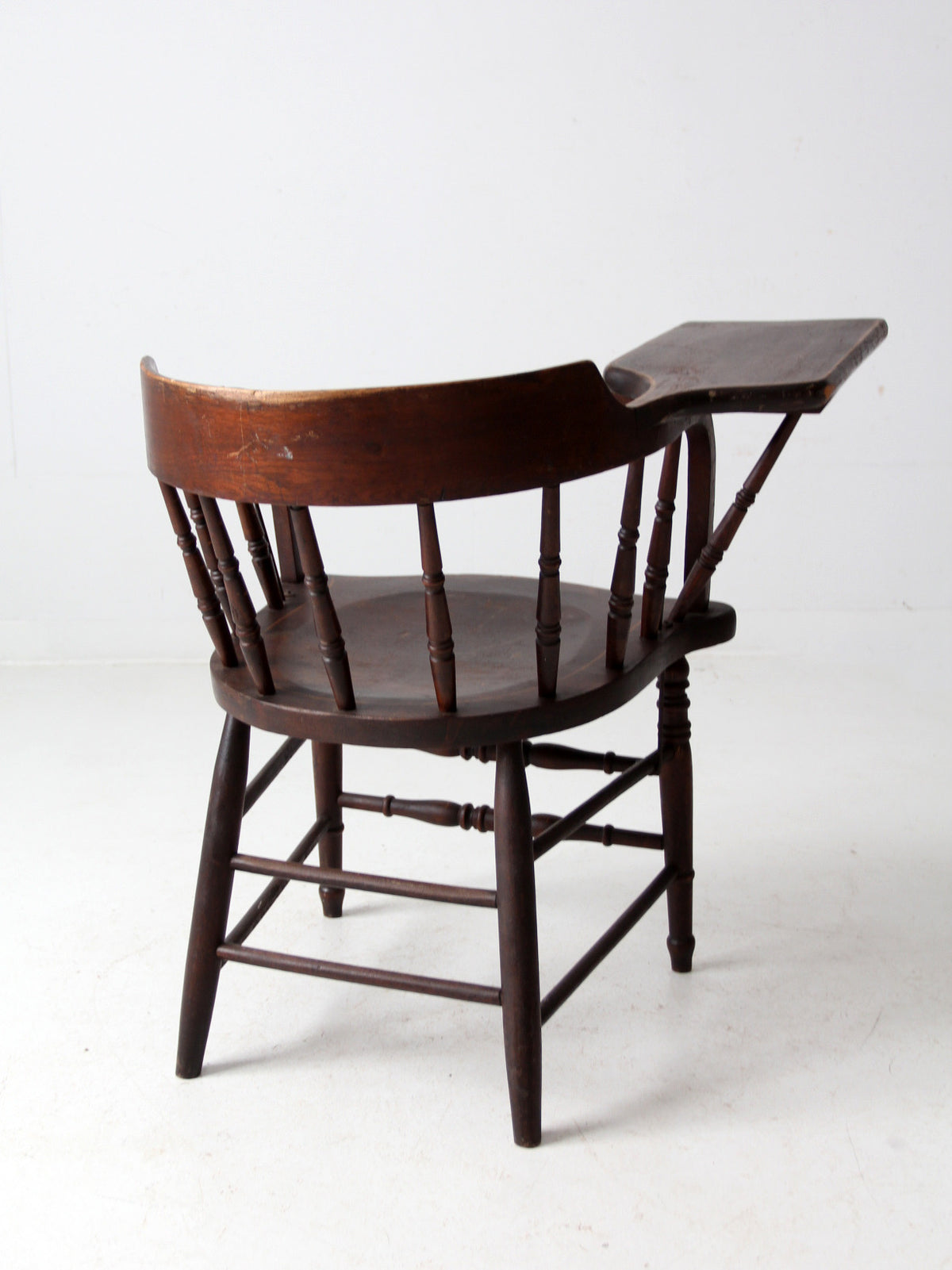 antique Crocker Chair Company Windsor writing arm chair