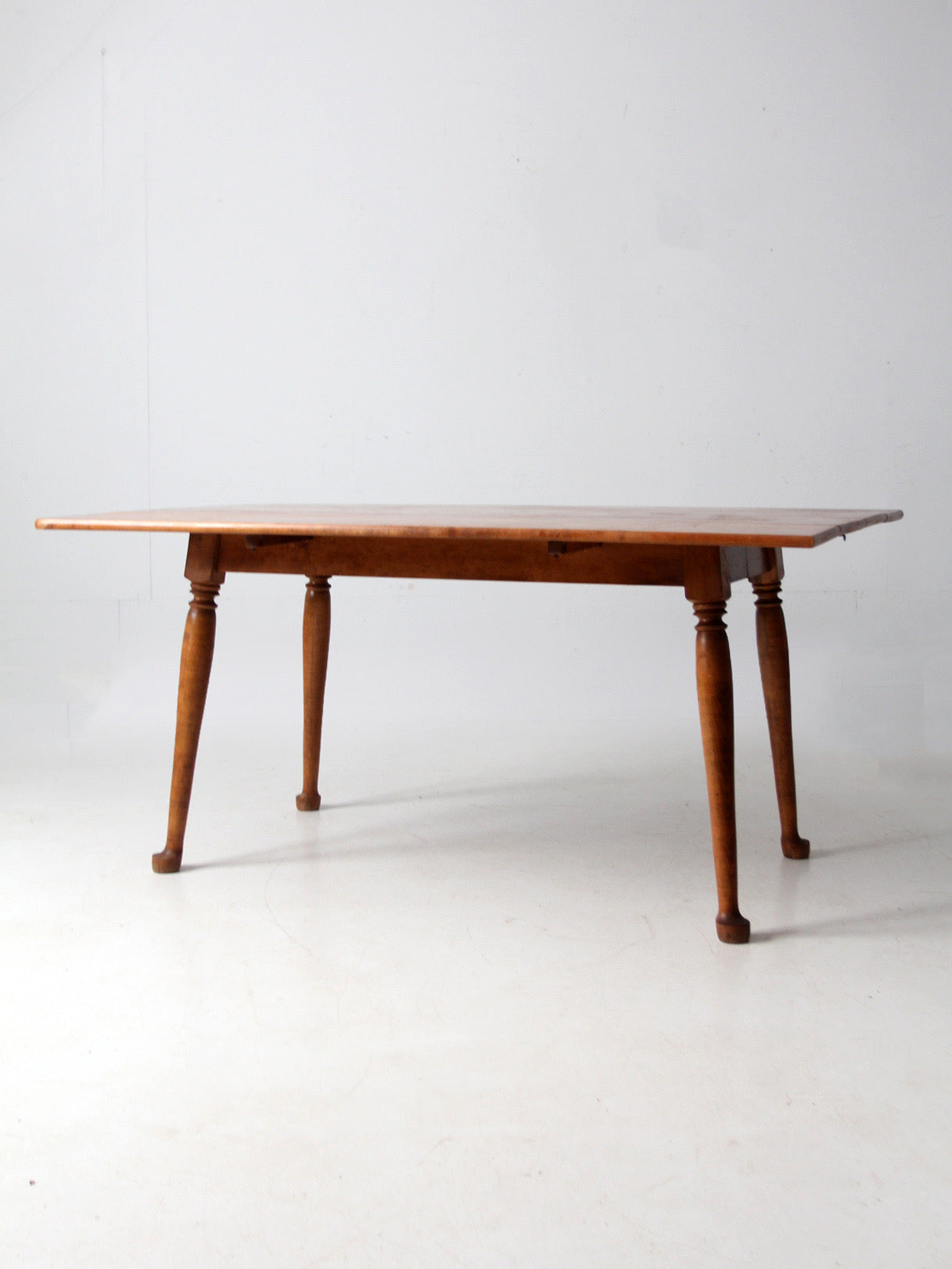 mid-century colonial revival drop leaf dining table by O'Hearn