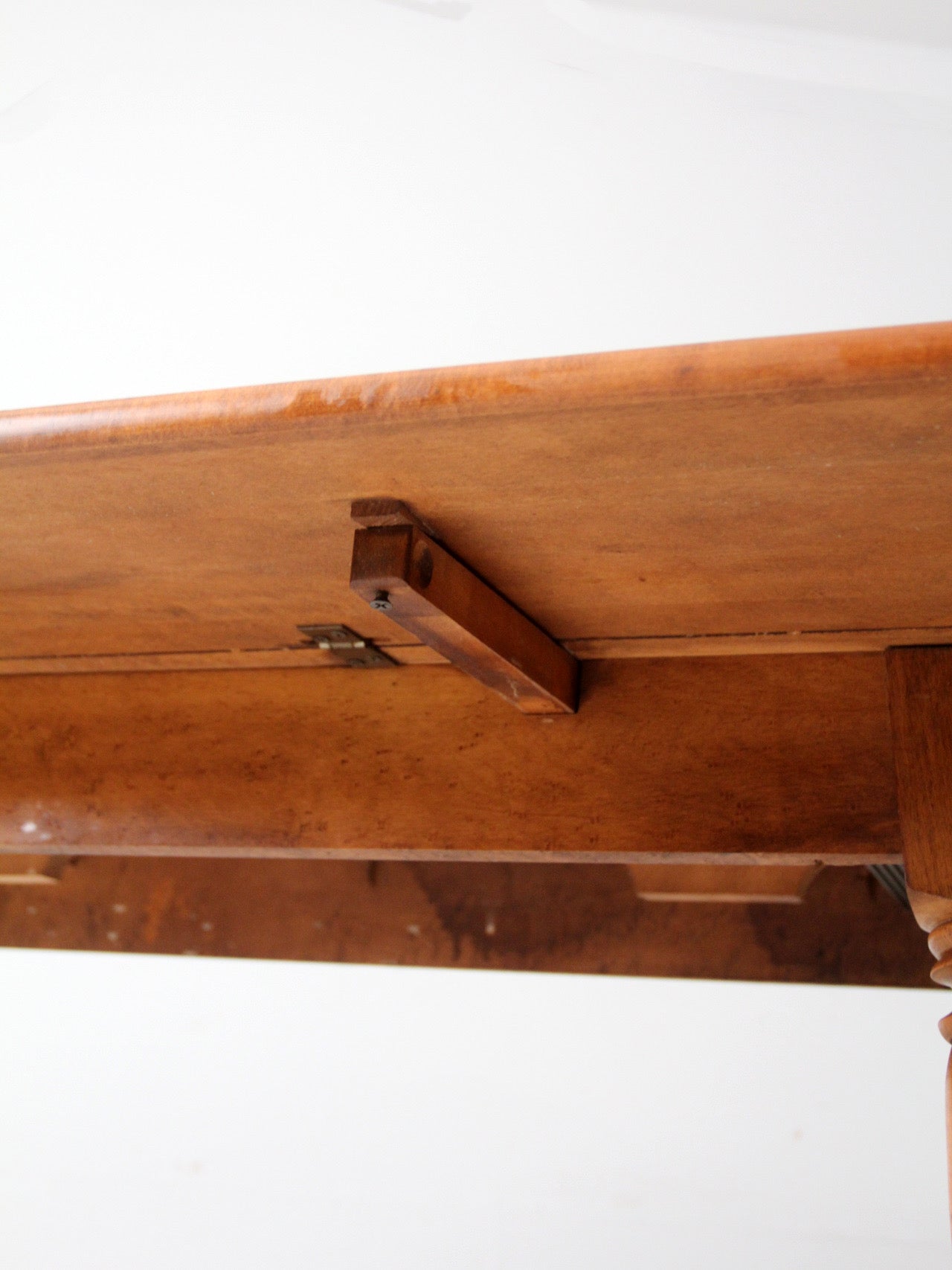 mid-century colonial revival drop leaf dining table by O'Hearn